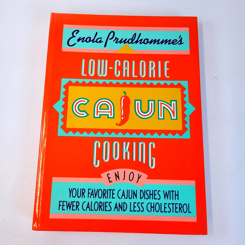 Hearst Books Low-Calorie Cajun Cooking Enola Prudhomme Hardcover Hearst Books